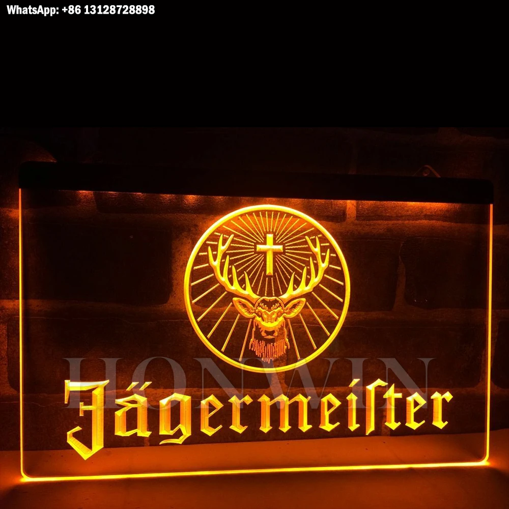 neon jagermeister