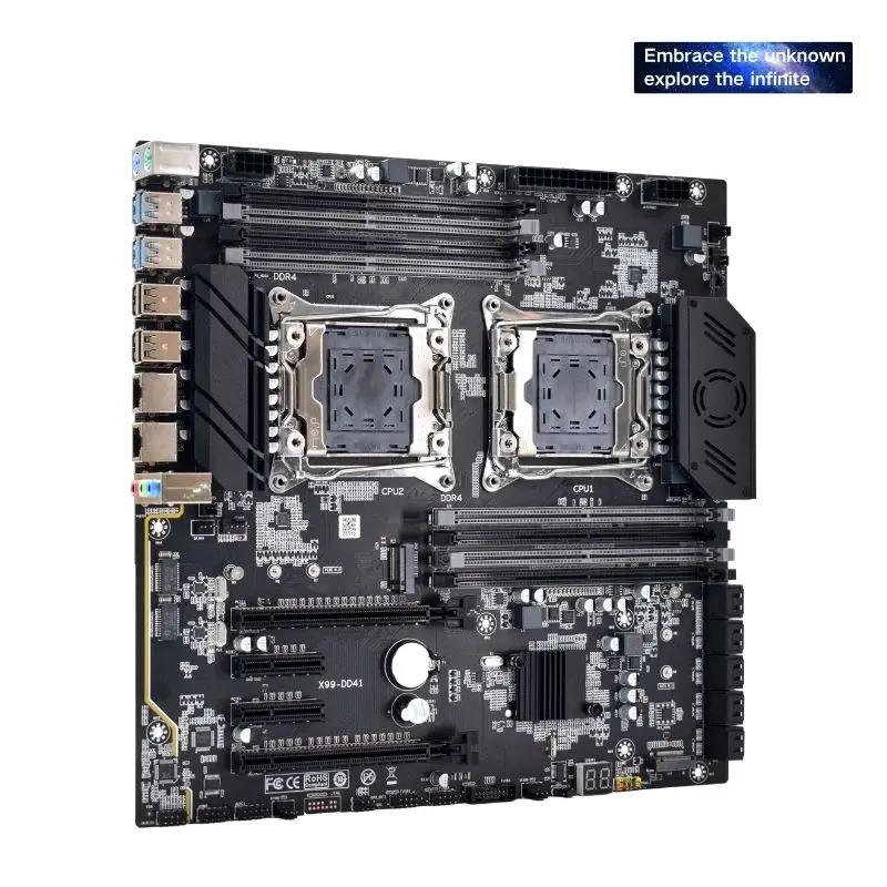 Dual CPU Motherboard X99 8+8 Phase Power Supply LGA 2011-3