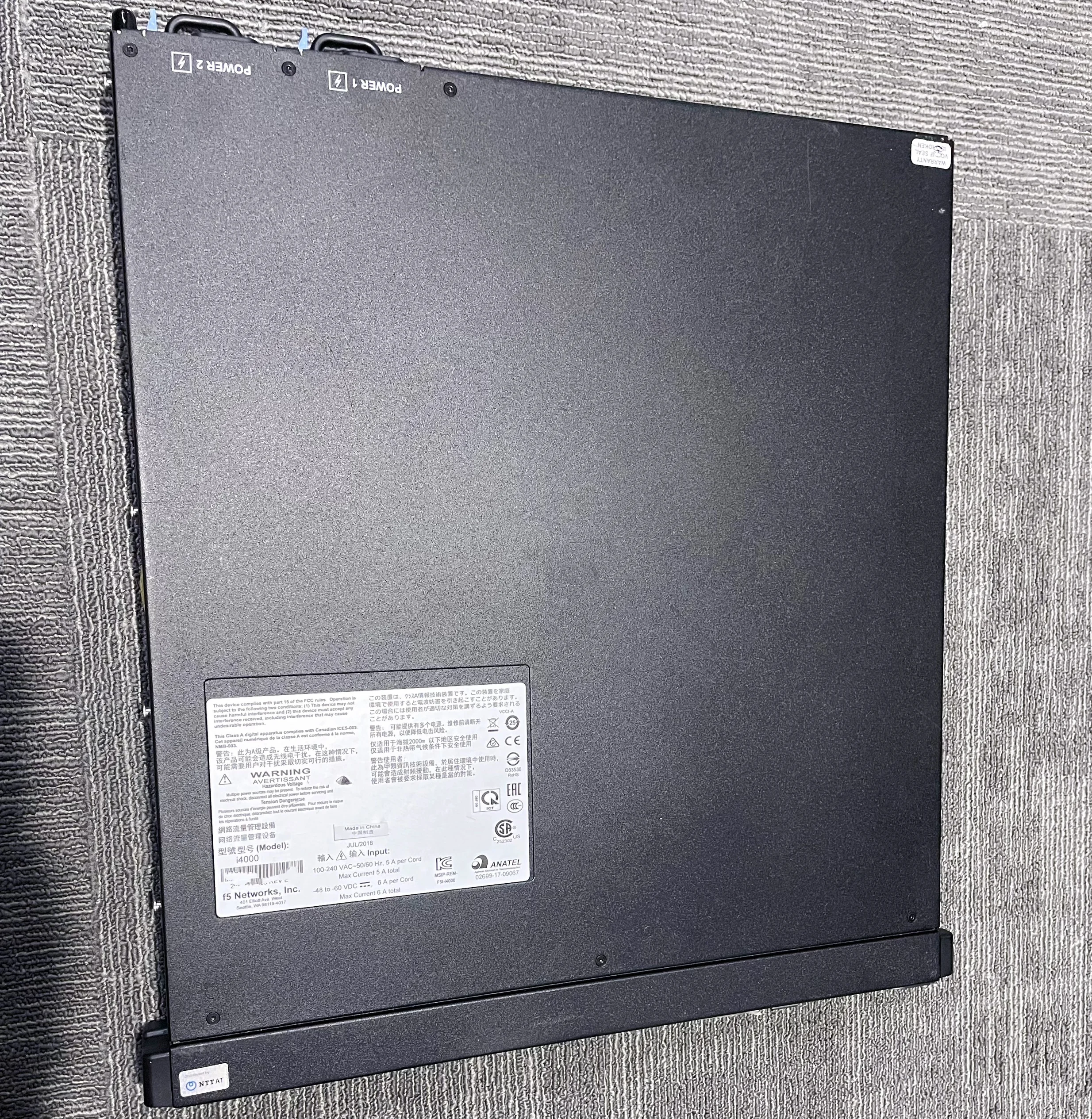 Original Used F5-BIG-IP I4000 Series I4600/I4800 – Reliable