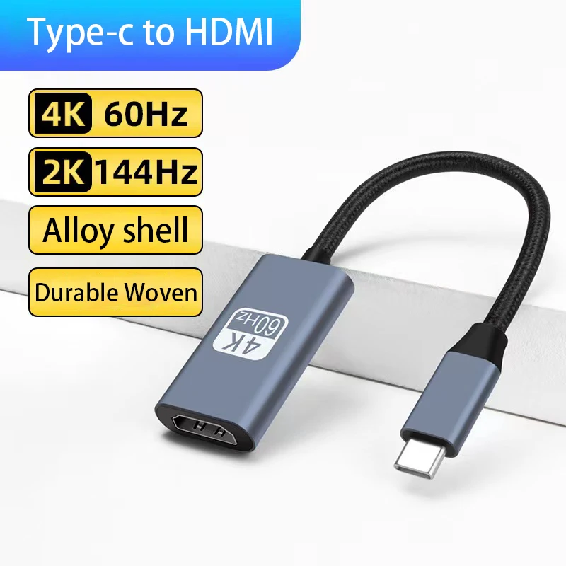 Adattatore Da USB-C A Mini DisplayPort - 4K A 60Hz, Per Monitor, TV E Proiettori, Cavo 17cm - Foto 7