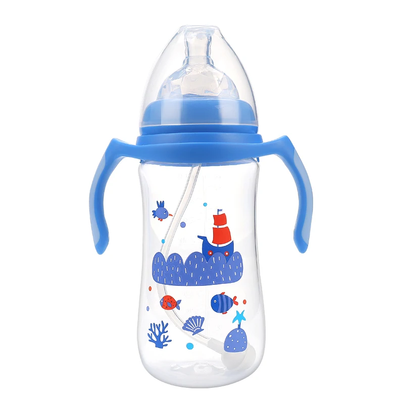 Baby Bottles Supplies In Bulk Big Capacity 300ml Silicone Nipple Baby ...