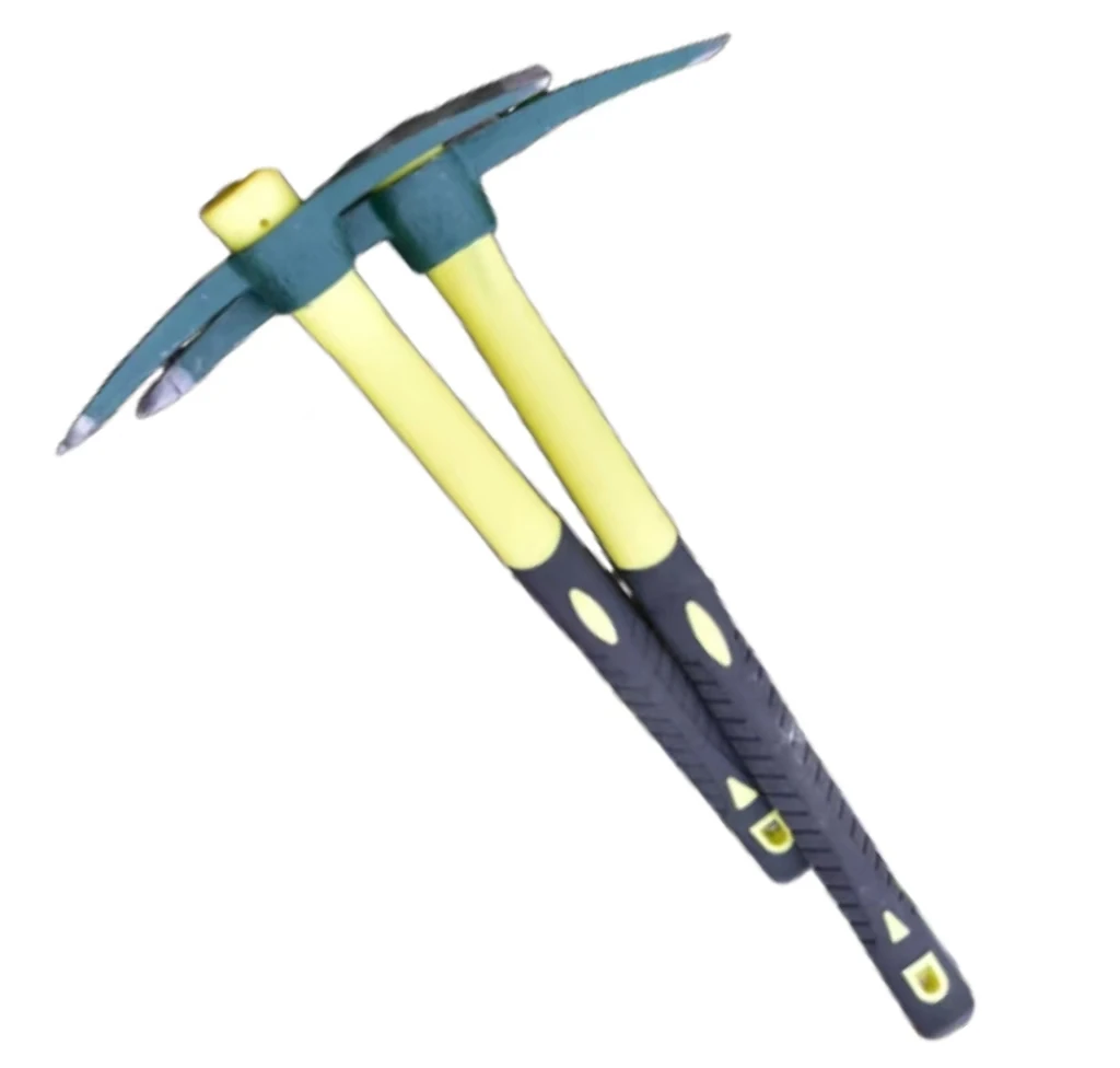 Wooden Handle Types Hand with Digging Head Garden Pickaxes Coal Mining Farming Tools Farm Pickaxe