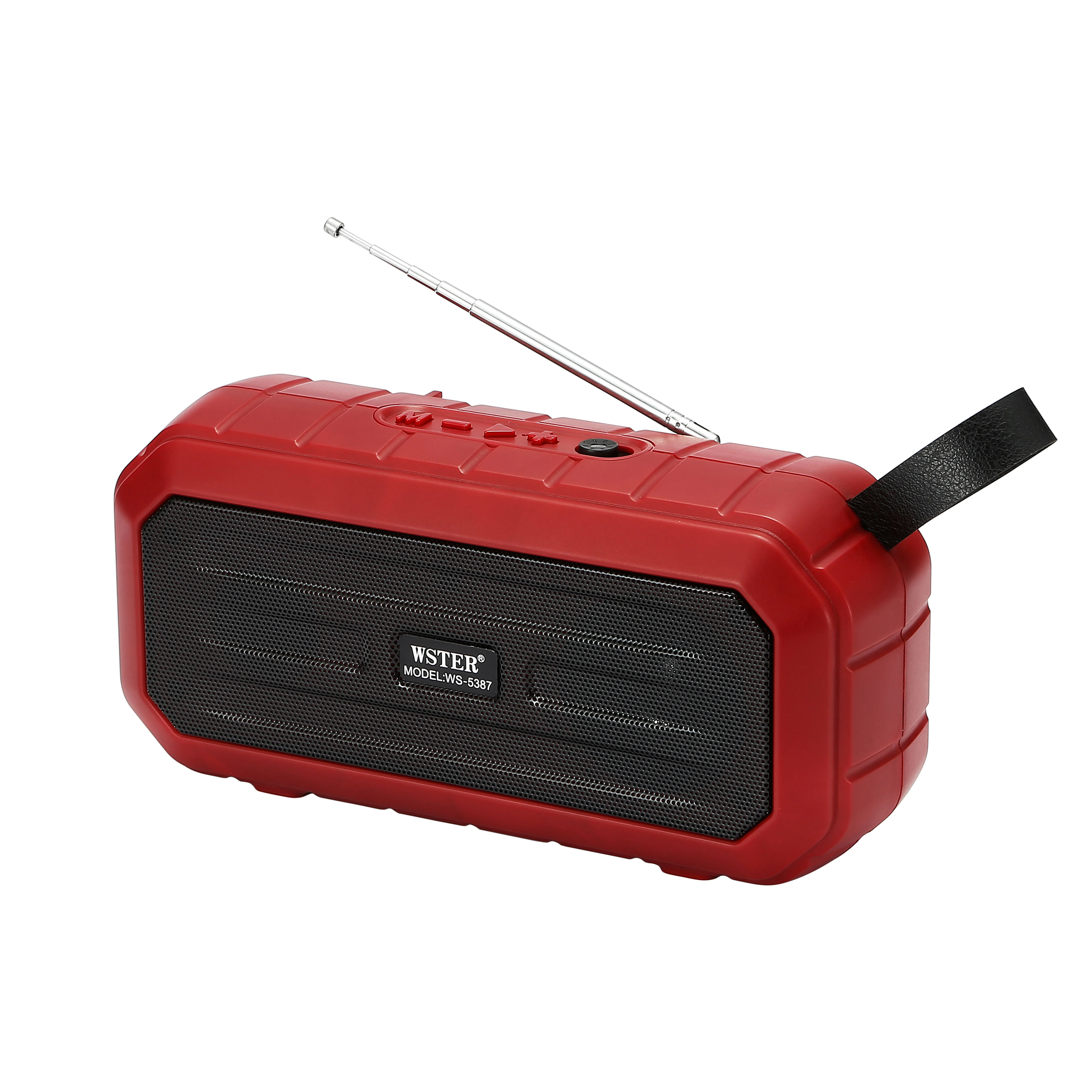 WS-5387 Портативный Открытый солнечной энергии FM радио BT динамик с фонариком