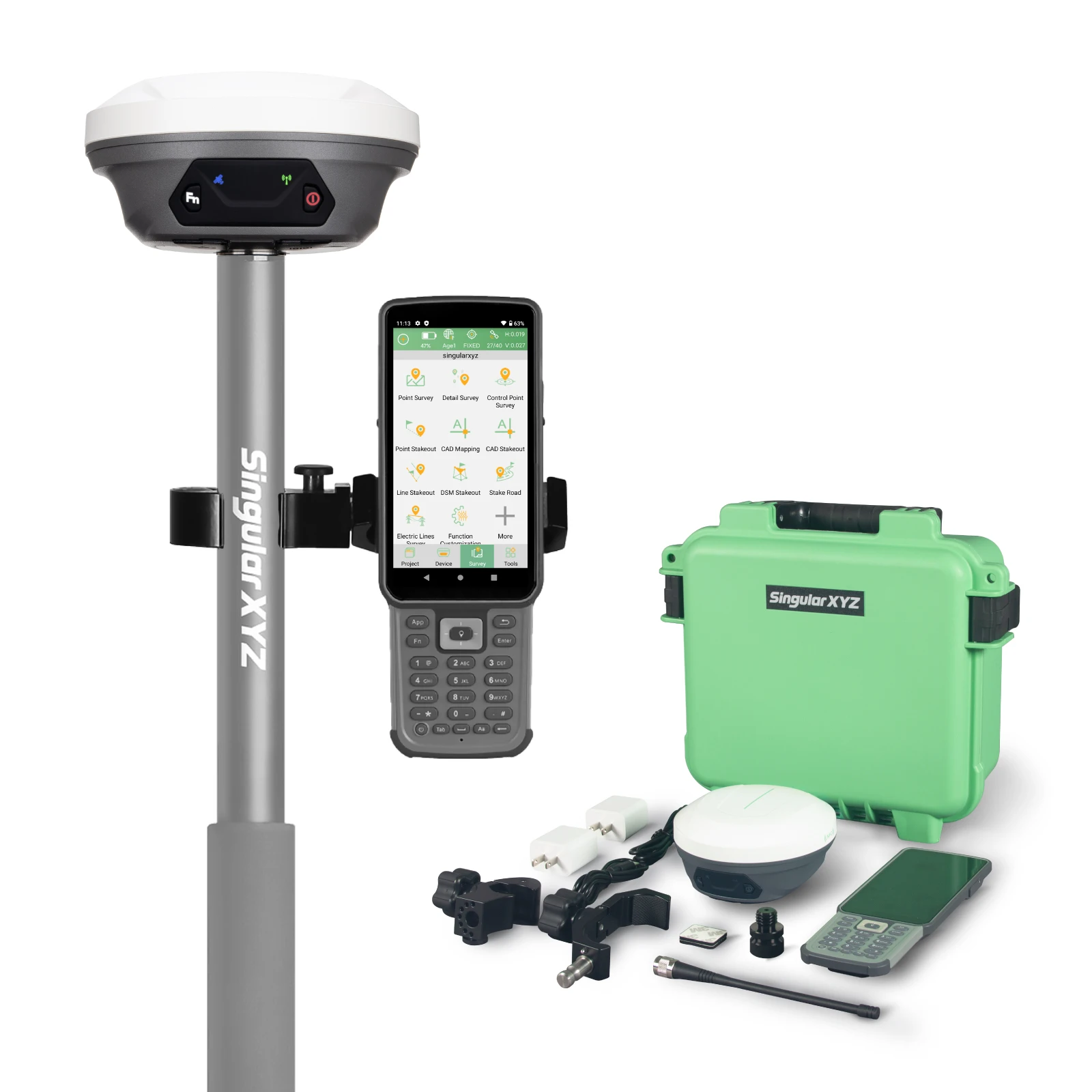 Prazi 　GPSユニット Drogger ドロガー GPSユニット GNSS レシーバー For Android TM