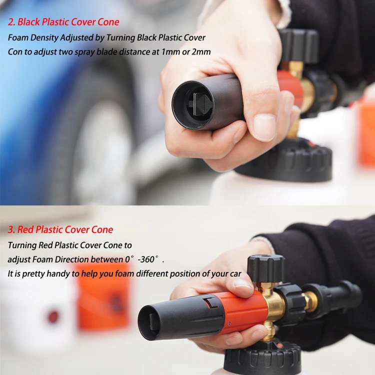 Snow Foam Cannon Advance Wash For Auto Mjjc Foam Lance Gun Soap For Car