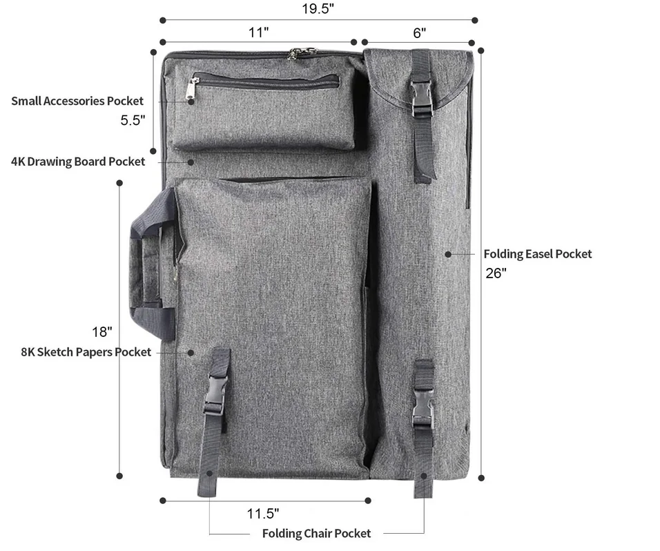 A3 Padded Drawing Board Bag – JPEGD