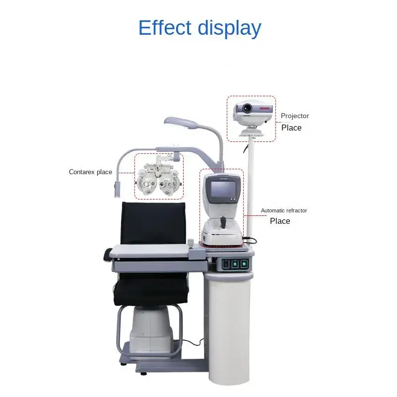 Rightway Brand Combined Table and Chair Optometrist Ophthalmic Optical Instruments For Eyeshop