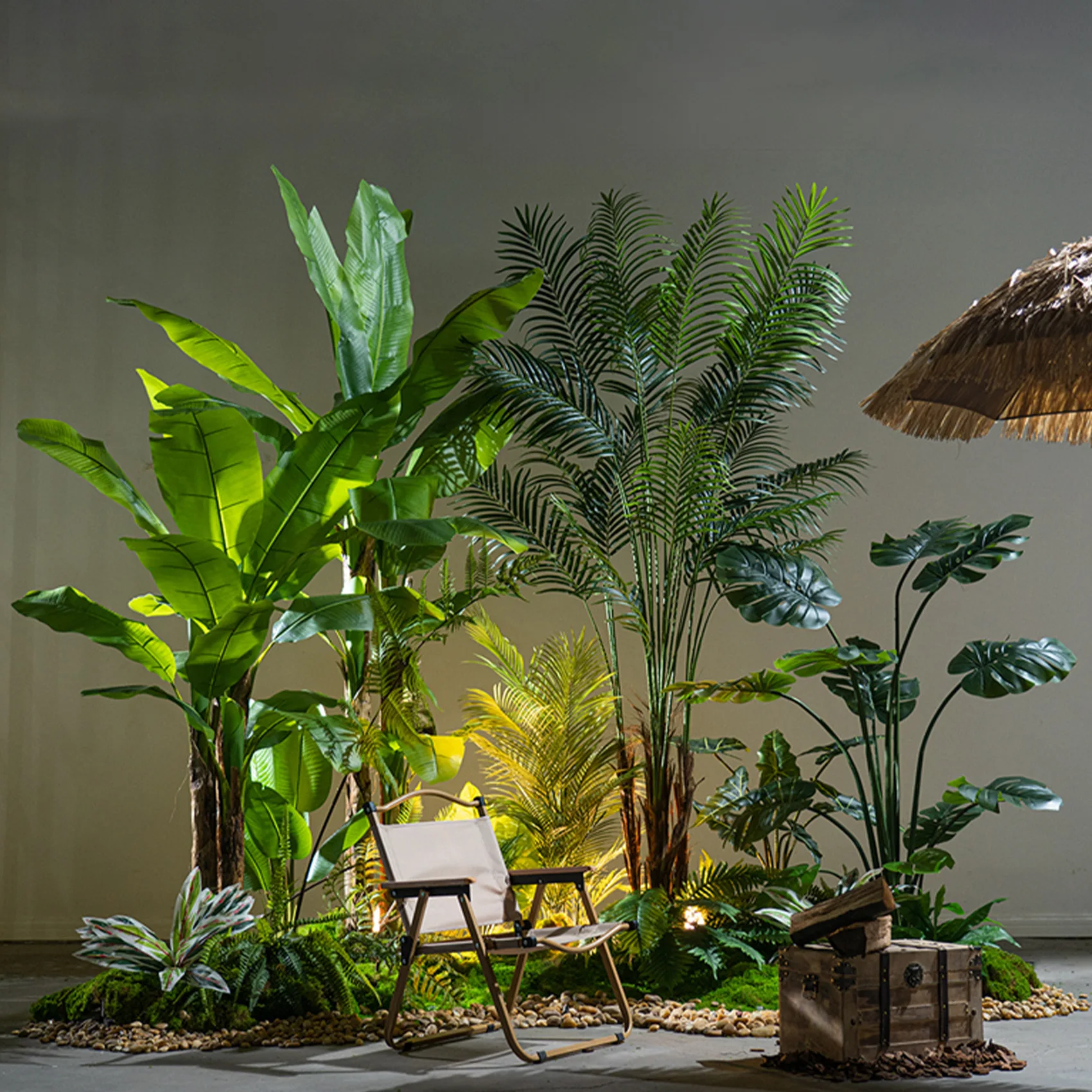 Factory Customized Large 3M High Green Artificial Pine Cypress Bonsai Trees Indoor Outdoor Hotel Landscape Office Decoration