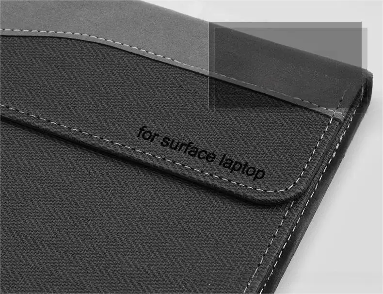 Customized Leather Luxury Shockproof Tablet Case For Microsoft Surface Laptop 5 Business Black Myc0292 Laudtec manufacture