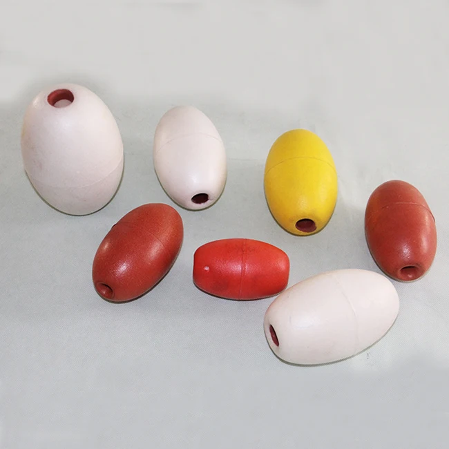 Marine PVC Foam Float Sliding Gill Net Commercial Round Bobber Fishing ...