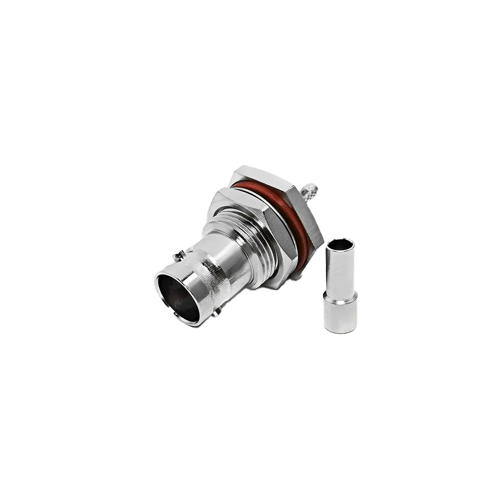 Factory Directly BNC Female Jack Panel Mount for RG316 RG174 LMR100 Cable RF Coax Coaxial Connectors in Stock
