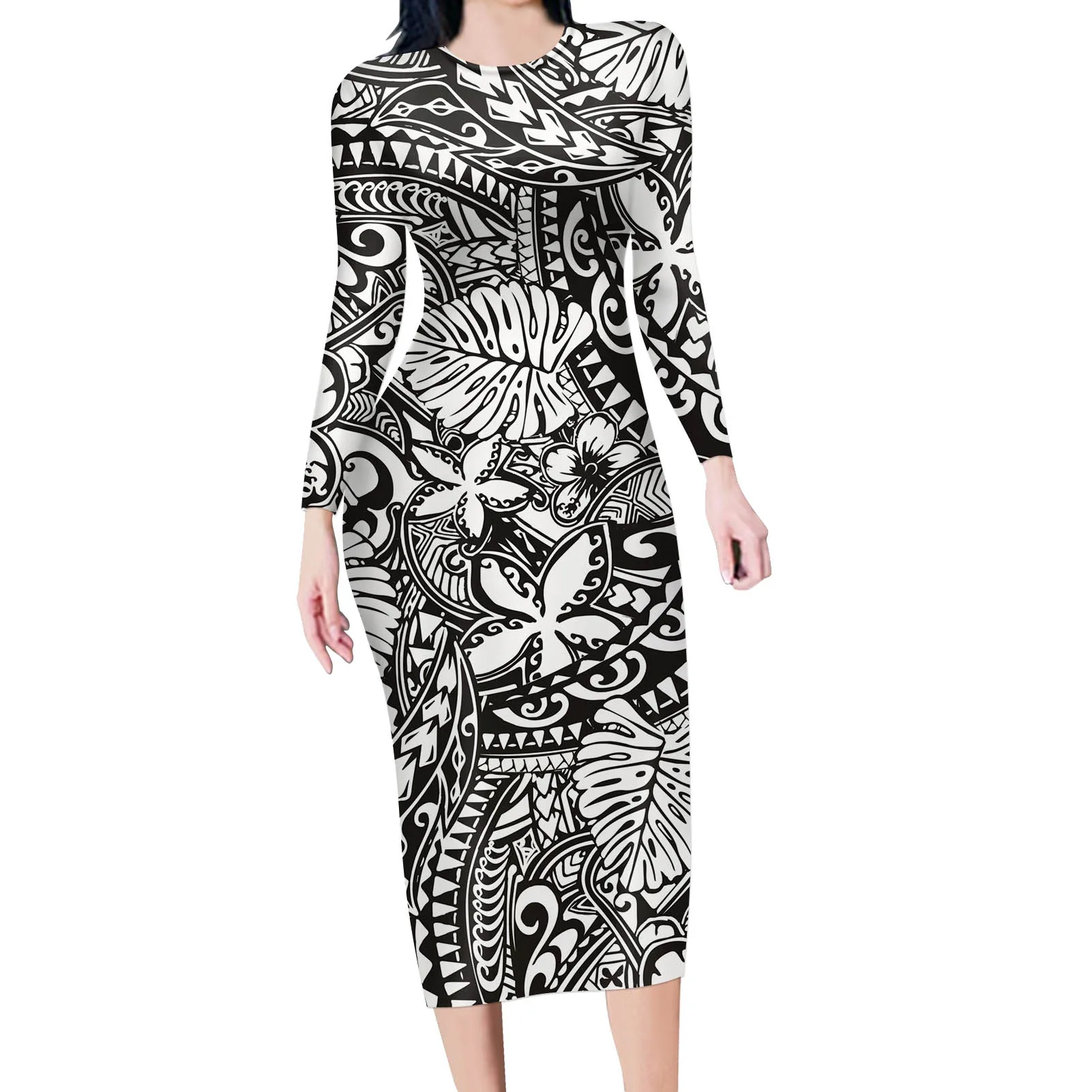 black and white cocktail dresses with sleeves Retro Black And White Short Dress with Bow Knot Cold Shoulder Sleeves