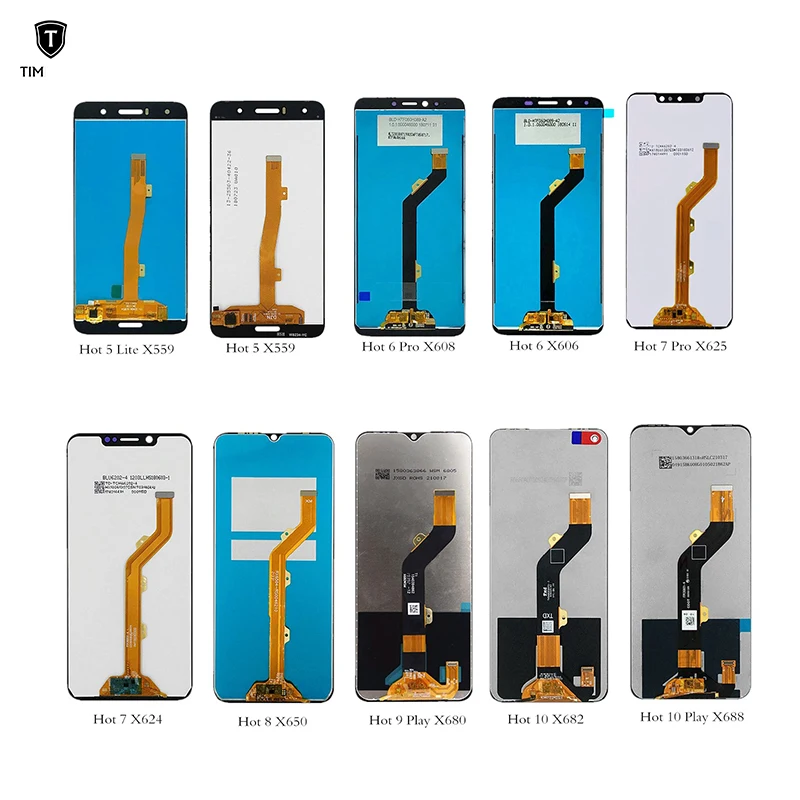 For Tecno LCD Screen Wholesale Models LCD for Tecno Spark 4 5 Air 7 Pro C7 LA7 K7 Kc8 Screen for Tecno Screen