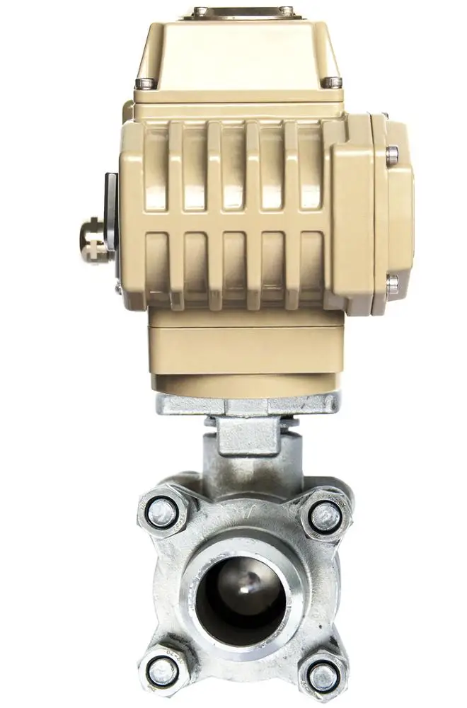 Automatic Control Anti-corrosive Electric Actuator Socket Welded Ball Valve