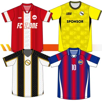 Men's Home/Away Soccer Jersey Custom Name Logo Printing Top Football Club 25/26 Sets Automated Cutting Technique OEM Service