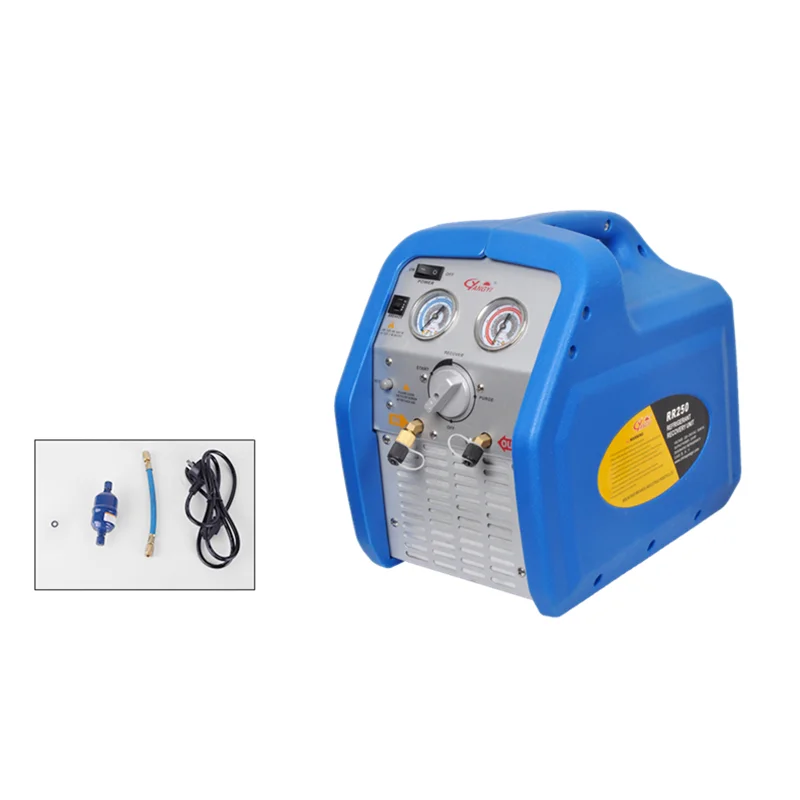 3/4HP 100-240V 50/60HZ машина для восстановления хладагента для пара и жидкости модель R250 портативная