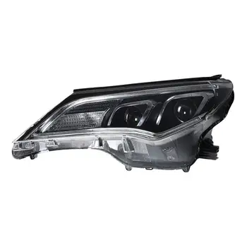 For Toyota RAV4 2013-2015 headlight assembly modified Audi models LED daytime running lights lens xenon headlights