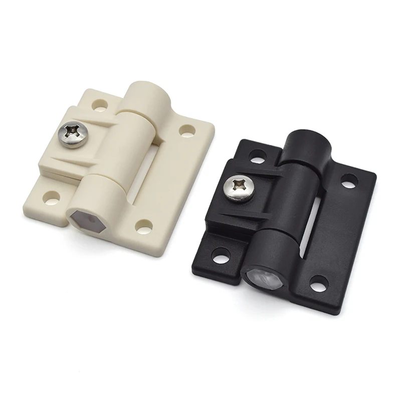 Plastic Adjustable Torque Position Control Series Hinge Black Door Hinges Stop Positioning at Any Angle Friction Torque Hinges