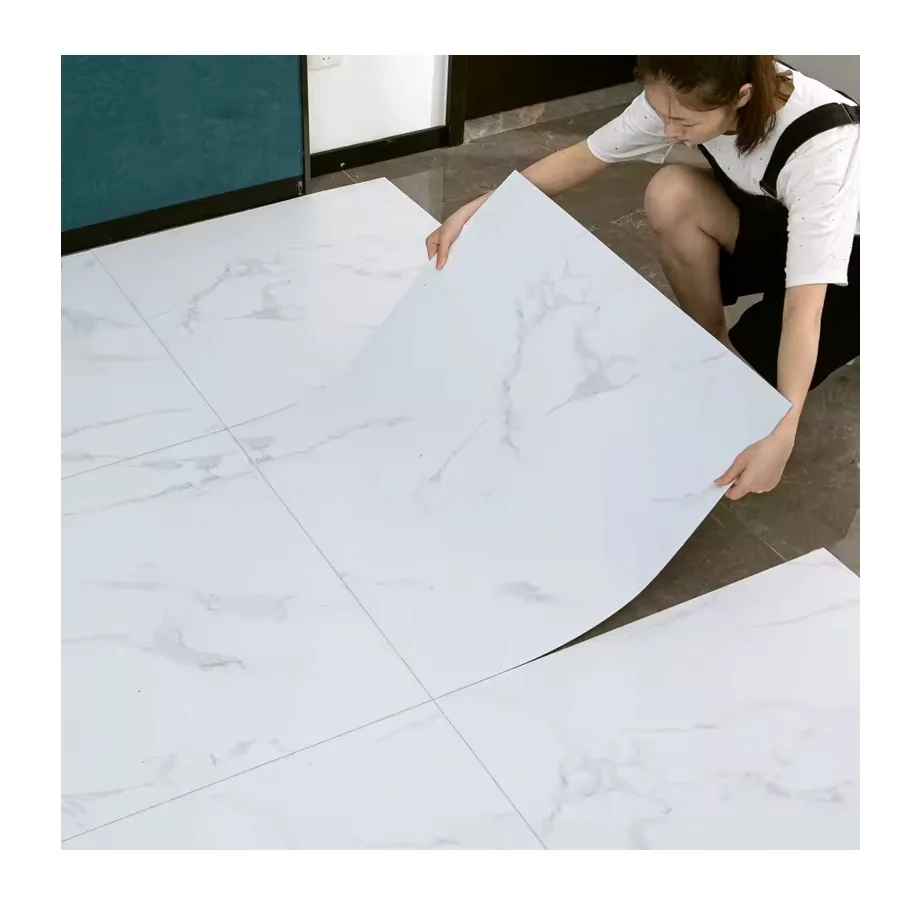Anti-static Linoleum Flooring Roll Sticker Marble Waterproof Vinyl Flooring Board for Kitchen