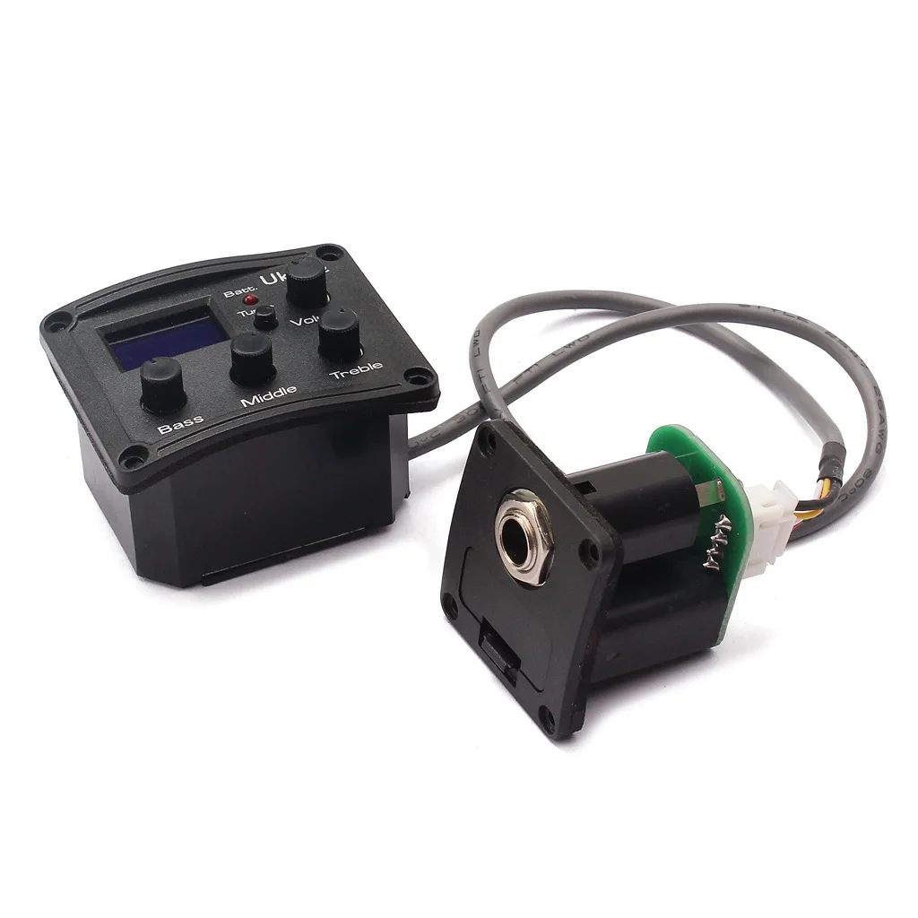 Ortega Ukulele Rechargeable Onboard Active 3-Band EQ Preamp & Piezo Pickup System w/Built-In Tuner (MAGUSX/U