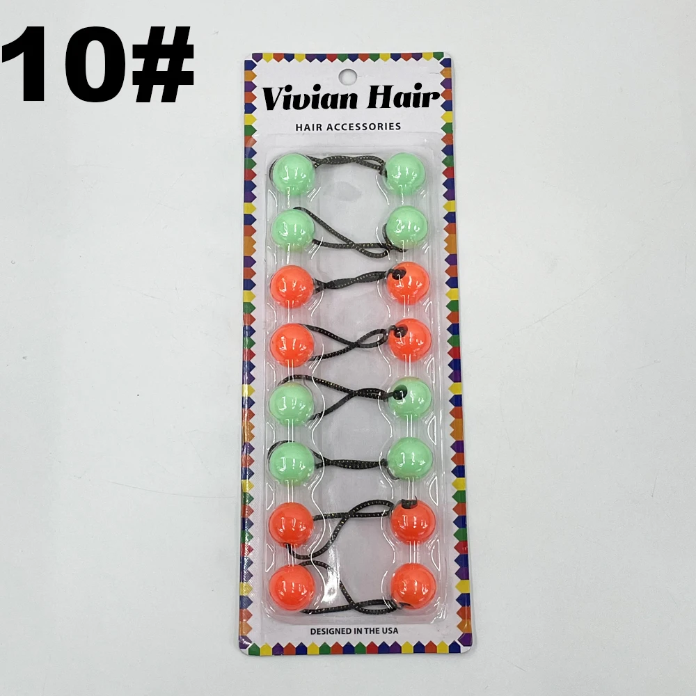 Hot Selling 20mm Hair Bobbles With Elastic Band Colorful Blue Red Black