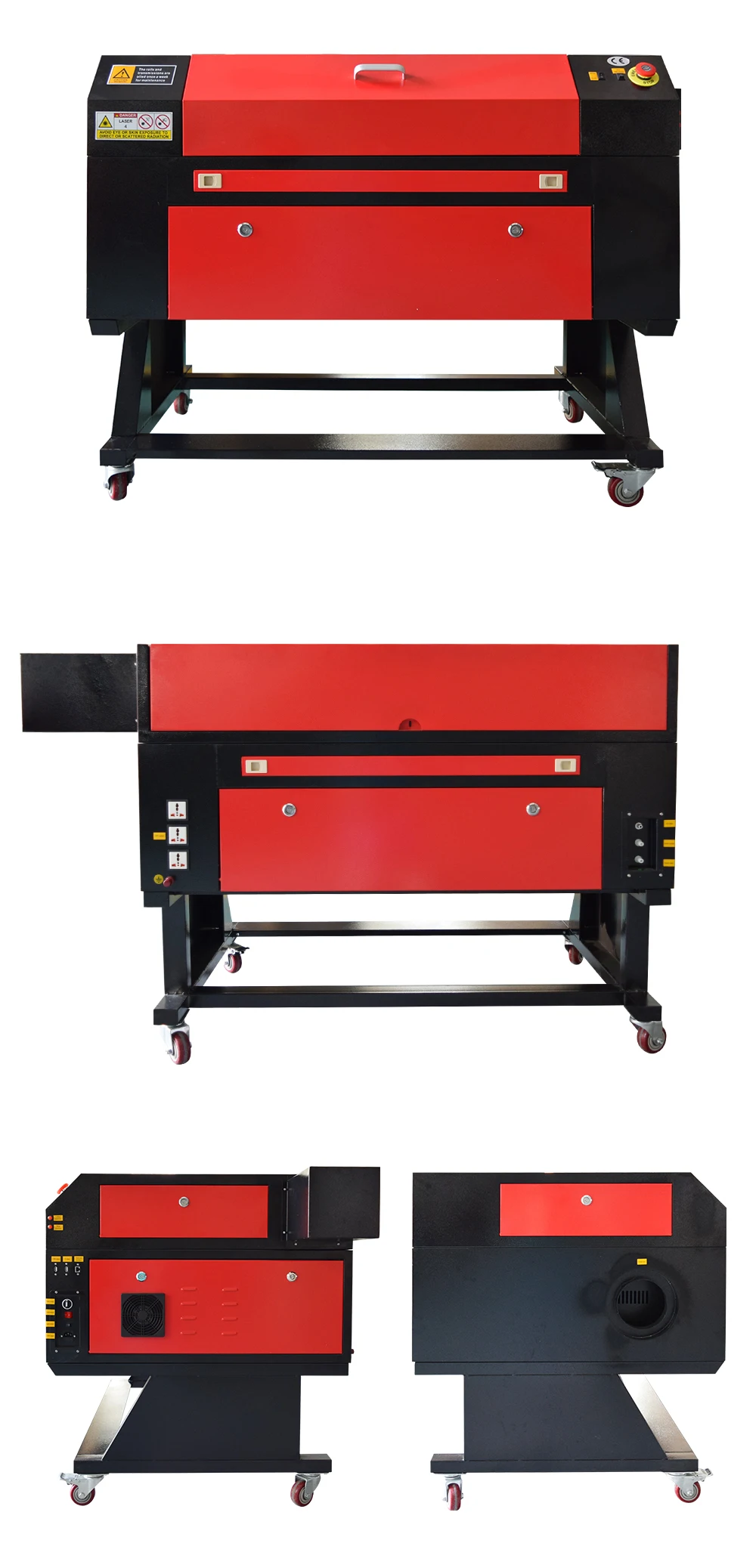 Kh 7050 Working Area Co2 Laser Engraver And Cutting Machines 700 500mm