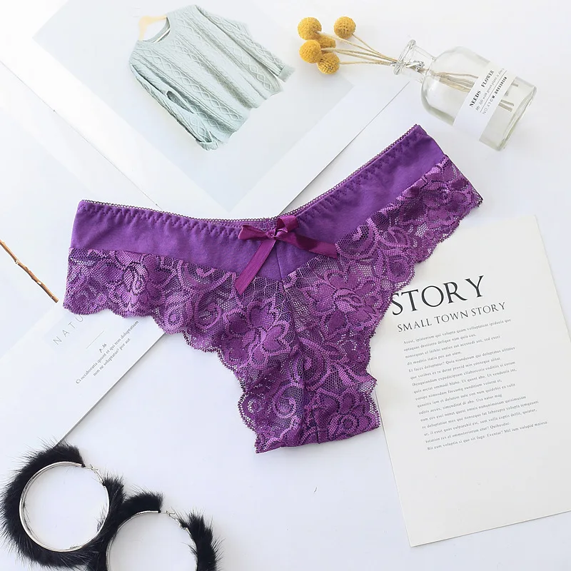 Womens Purple Underwear