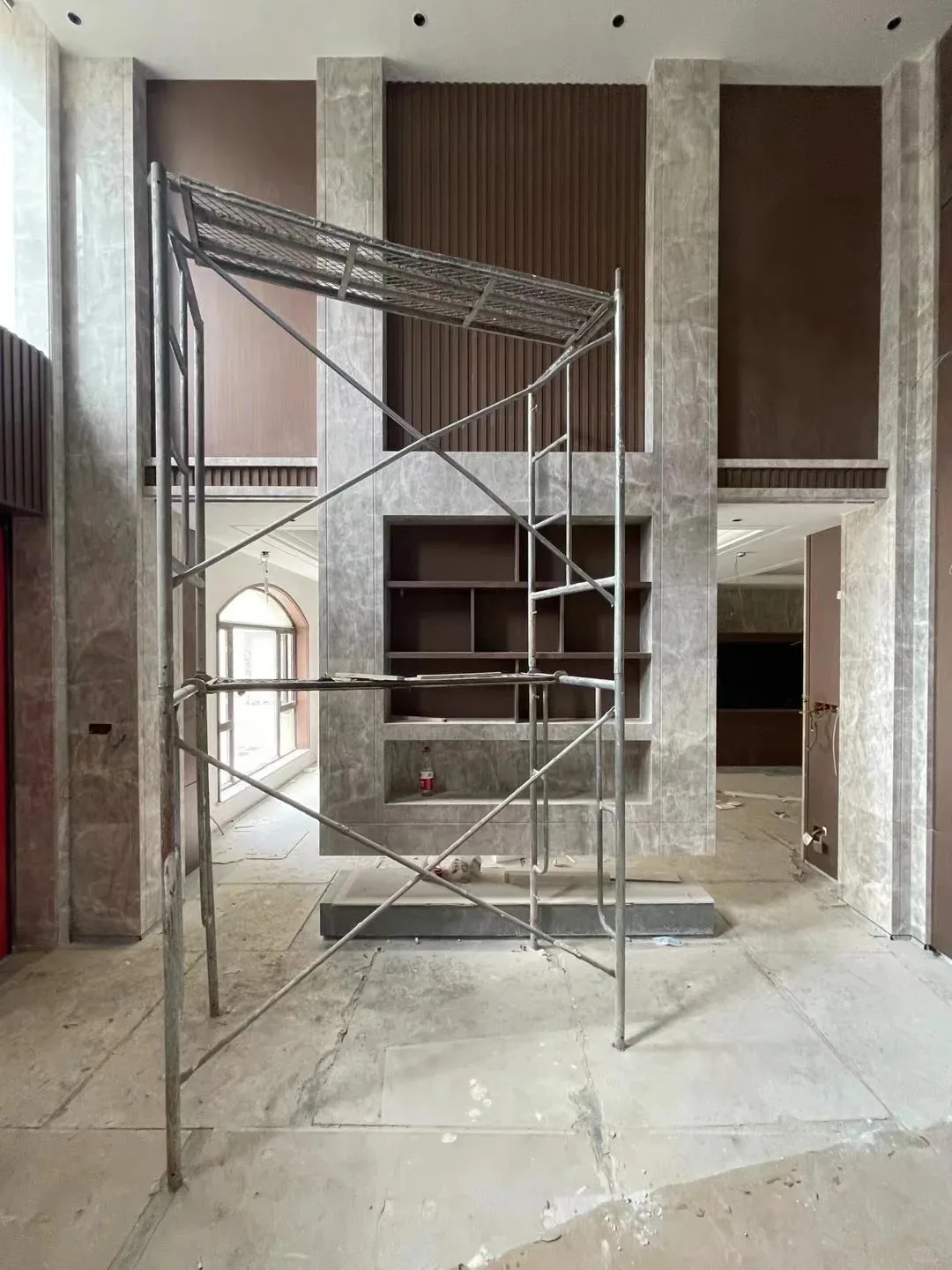 product wholesale price ancient grey marble natural stone polished marble tiles for bathroom  wall tiles exterior desgin-2