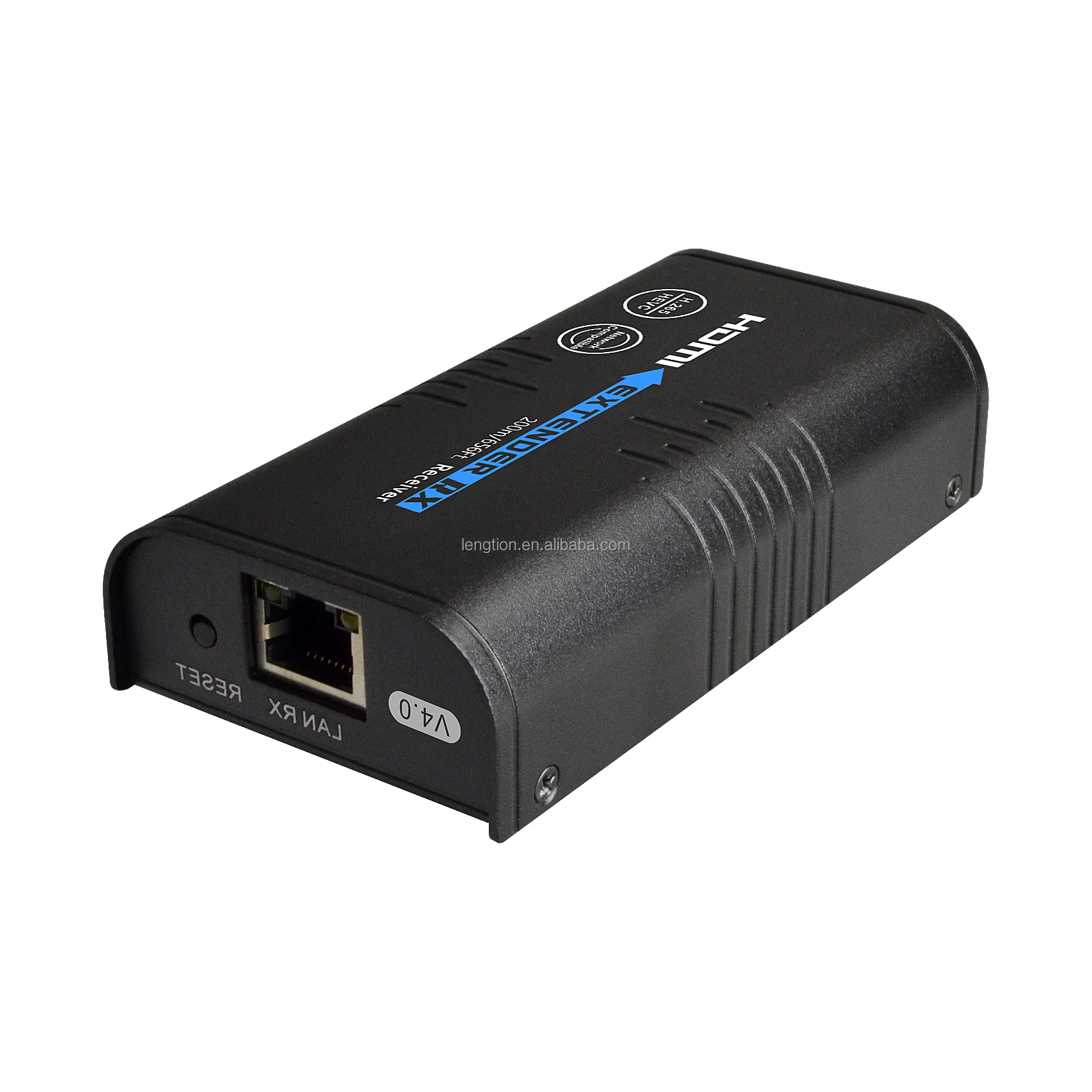 4k Extender 120m With Loop Over Single Cat5e/6 Rj45 Lan To Rj45 ...