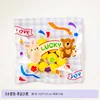 9 purple lucky little bear