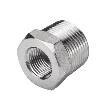 SS201 DN8*DN6 -DN100*DN80 1/4"*1/8"-4"*3" Hexagon Threaded Bushing  Material - Reliable Pipe Connection