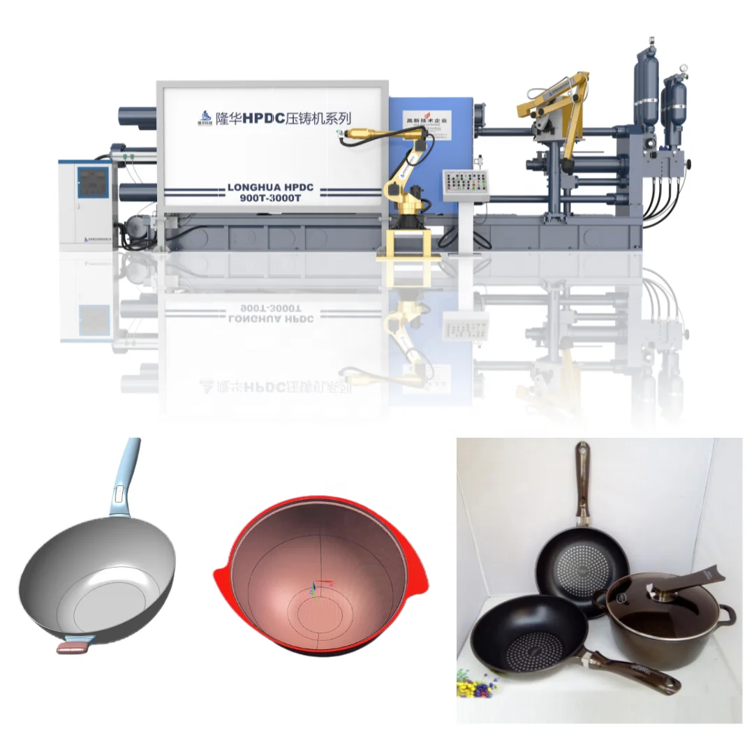 Longhua Custom Die-cast Aluminum Pot Molds and Aluminum Alloy Cookware Molds