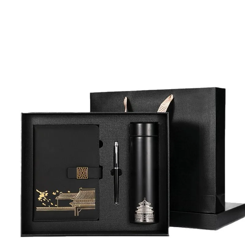 GUVET BLACK GOLD 田栩宁 田栩寧 セットコラボ特典セット Promotional Notebook and Thermos Cup Gift Sets Customized Logo