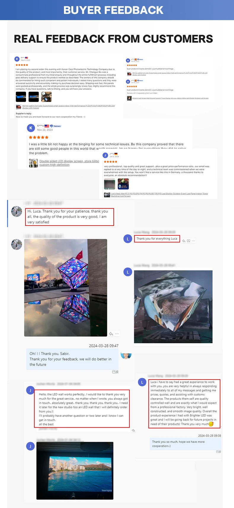 P3.91 Full Color LED Video Wall with 5 Years Warranty High Brightness and Multiple Installation Options for Indoor and Outdoor Use