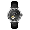 Silver + genuine leather