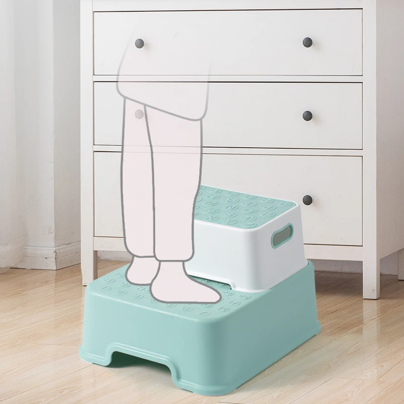 
 Детский пластиковый портативный складной ступенчатый стул для мытья горшка  