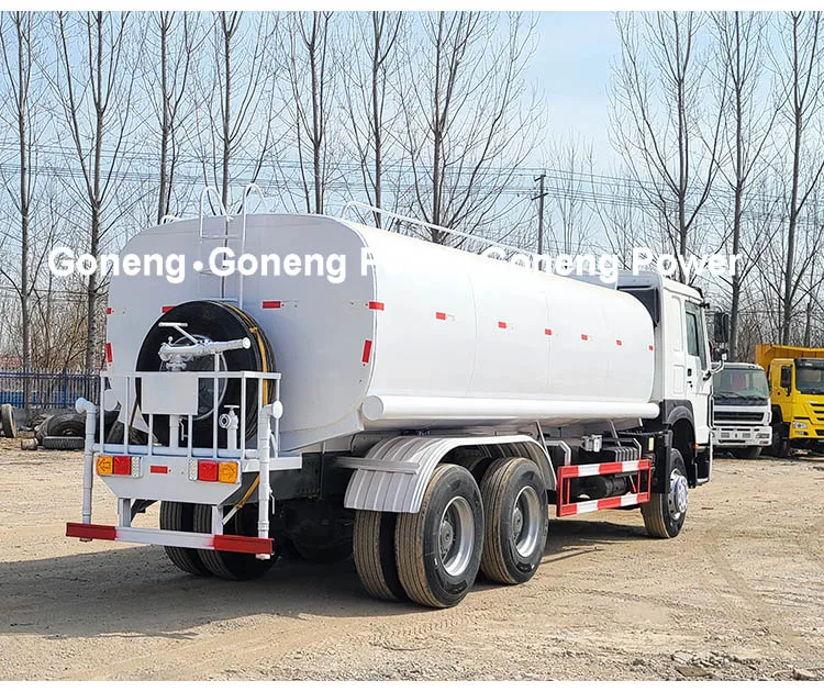 Howo Hot Sale Water Tank Truck 5000L 8000L 4x2 Watering Cart Water Spray Sprinkler Tanker Truck