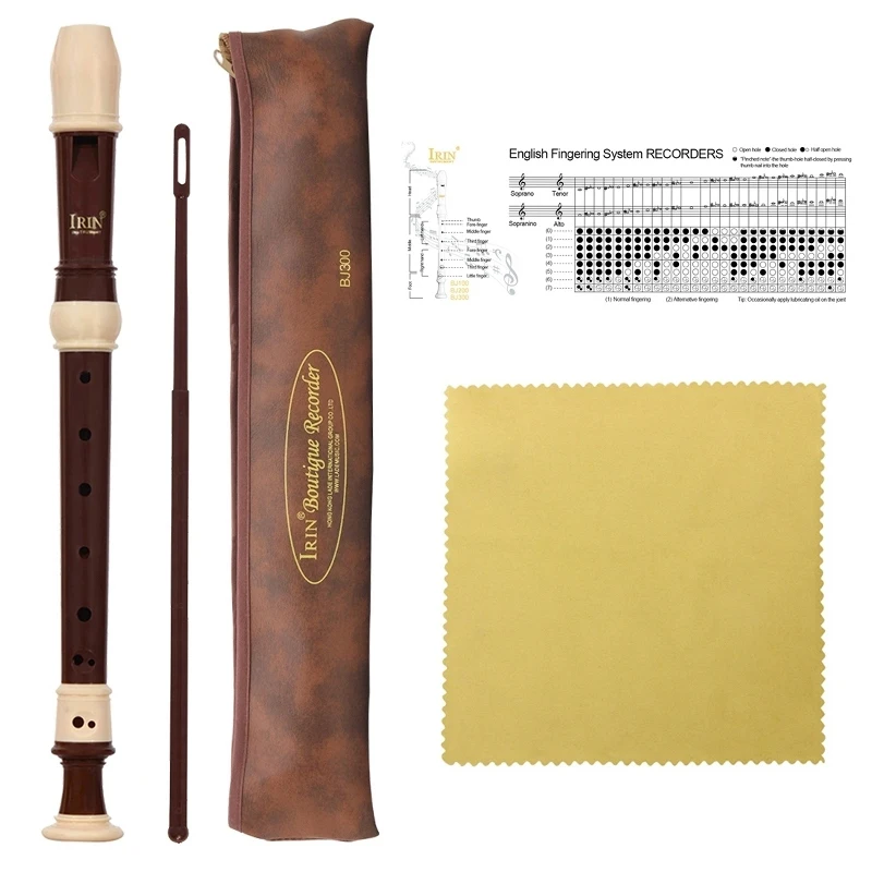 IRIN Factory Wholesale Baroque  Flute Treble B Key 8 Hole Instrument for School Music Ed aperçu 8