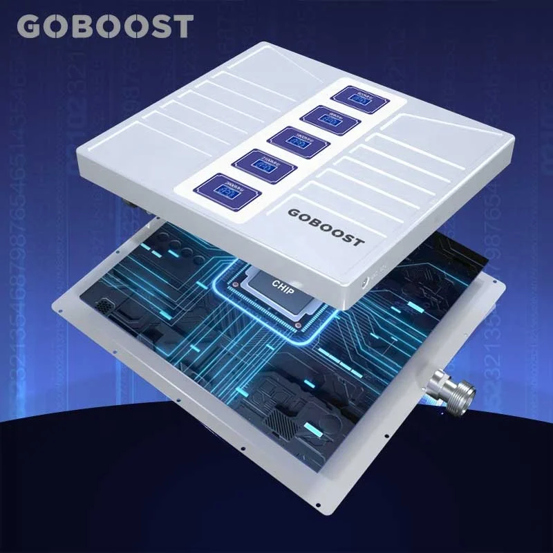 GOBOOST Amplificador Señal Movil 5 Bandas 800/900/1800/2100