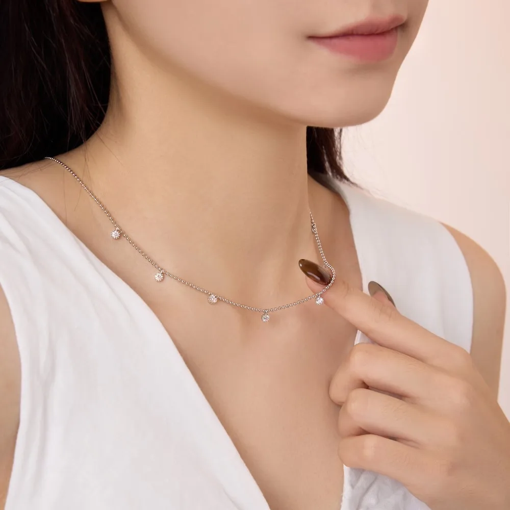 KAKODIY Premium Fine Design Jewelry 925 Sterling Silver Chain 5A Cubic Zirconia Multi Pendant Necklace Fashion Jewelry detail 7