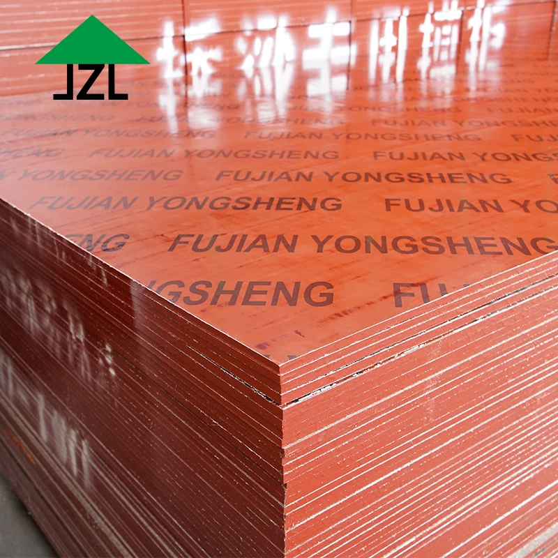 JZL Film Faced Bamboo Plywood Sheet Worm and Mold Resistant Thin Decorative Plywood for Hotel Concrete Construction