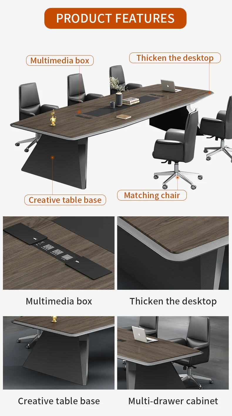 modern design luxury nordic modular big meeting table