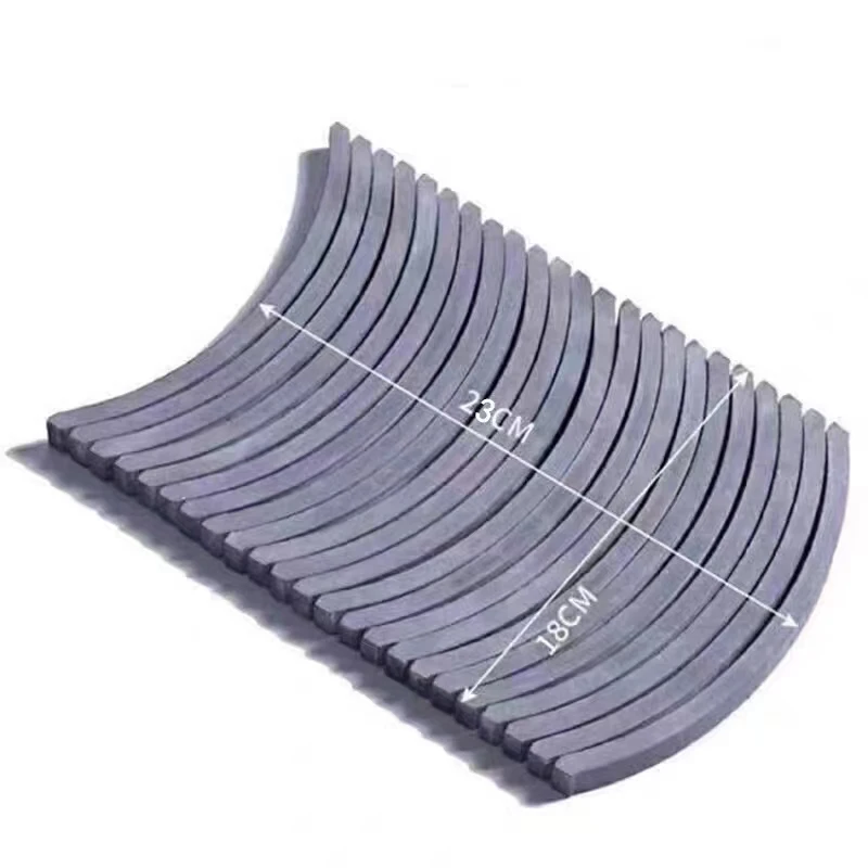 Chinese Courtyard Decorative Semi-Circular Parquet Tile Interior Exterior Landscape Garden Partition Vertical Design Roof Tiles