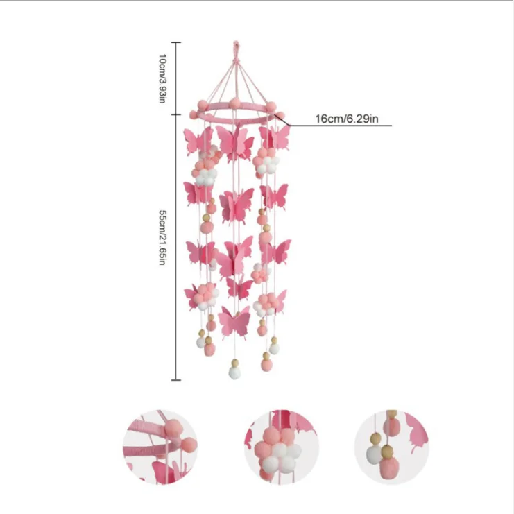 amazon popular selling baby felt crib mobile hanging decoration toy