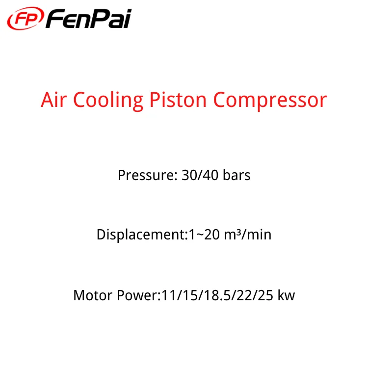 30bar Piston air Compressor Reciprocating Compressor for PET Bottle Blowing