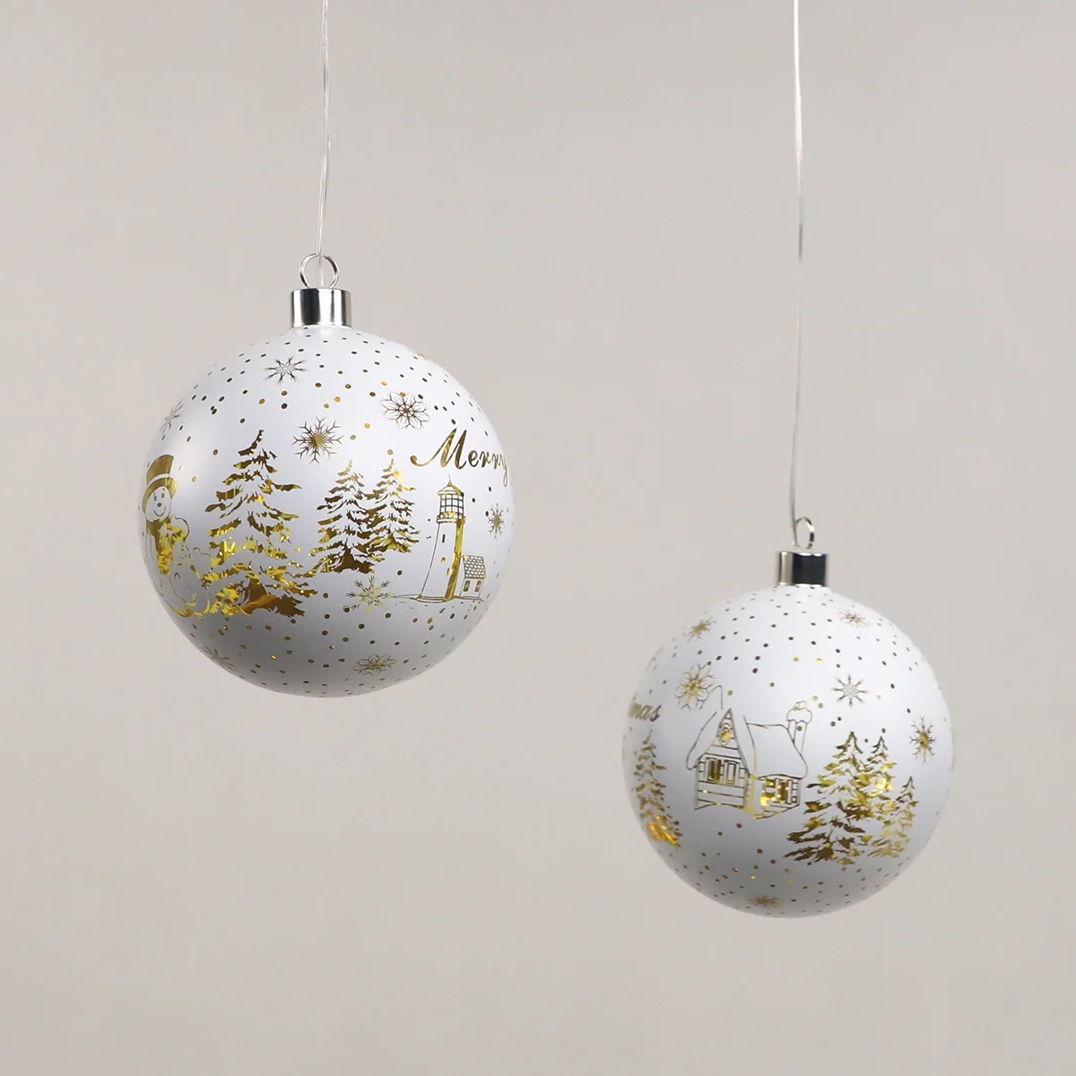 traditional glass christmas tree baubles color changing led glass christmas present ball bulk