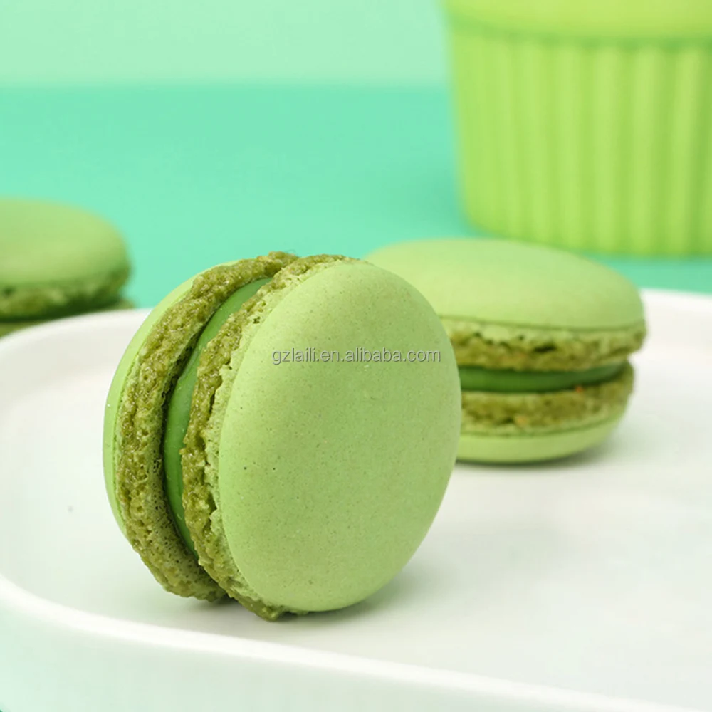 Factory Healthy Macron Sandwich Biscuits Crispy Baked Cookies Multiple Flavours-Chocolate Yogurt Egg Sweet Taste Packaged Boxes