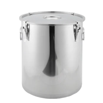 DaoSheng Commercial Kitchen Equipment Large 40l Airtight Stainless Steel Container Barrel Pot With Seal Lid