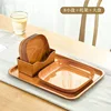 8 platos pequeños con base, bandeja y plato intermedio