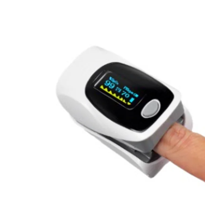 Portable Wireless Fingertip Pulse Oximeter Home Monitoring Holter Studies Operates Electric Manual details